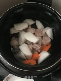 Make Red and white radish broccoli step 3