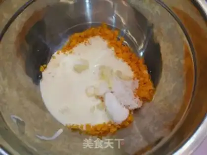 Make Milk moon cake step 2