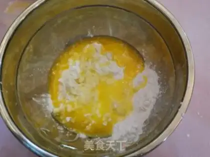 Make Milk moon cake step 4