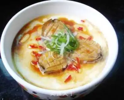 Make Abalone steamed eggs step 4