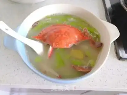 Make Crab melon soup step 6