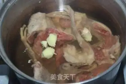 Make Wood carrot pigeon soup step 3
