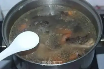 Make Wood carrot pigeon soup step 7