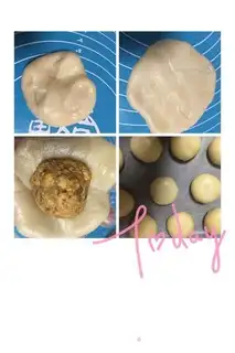 Make Squeeze meat mooncake step 5