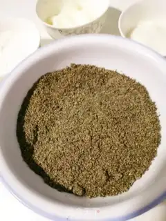 Make Homemade black sesame pie step 3
