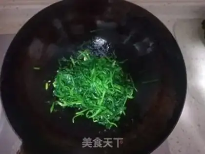 Make Scrambled spinach step 5