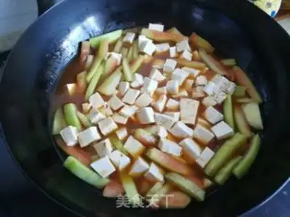 Make Tofu melon sauce step 5