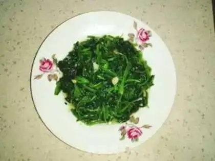 Make Scrambled spinach step 6