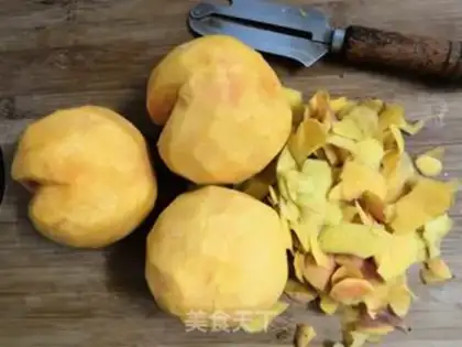 Make Peach candy step 1