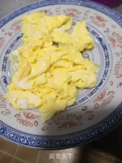 Make Black pepper spinach egg powder step 1