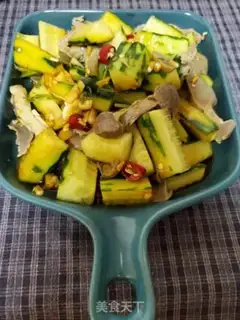 Make A cucumber with a chicken kidney step 4