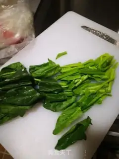 Make Black pepper spinach egg powder step 2