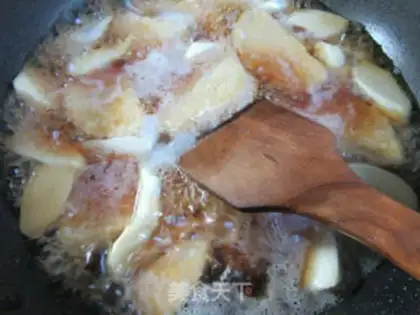 Make ♪ Burn the veggie chicken white ♪ step 10