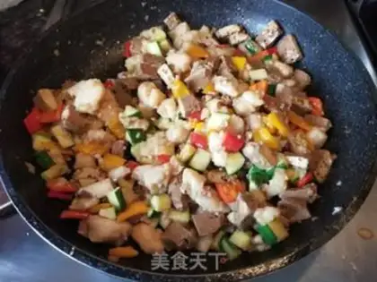 Make Eggs and fried fish step 9