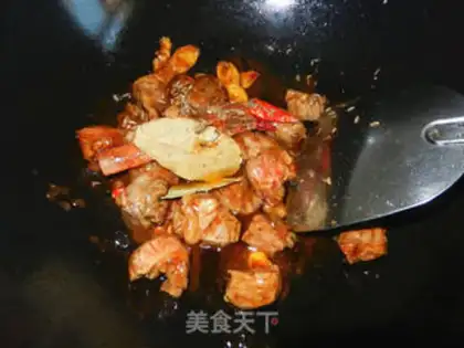 Make Red beef noodles step 3