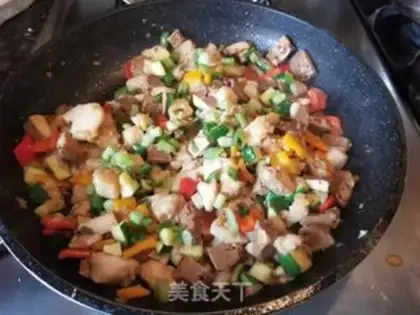 Make Eggs and fried fish step 10