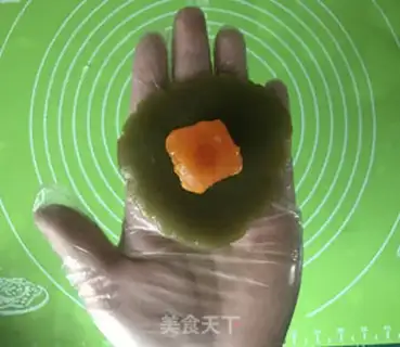 Make A tea lotion yolk cake step 7