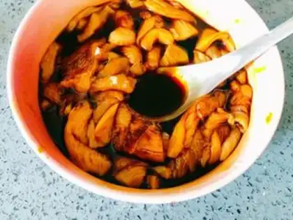 Make Chicken chest slices step 2