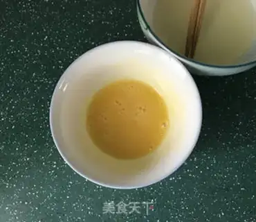 Make A tea lotion yolk cake step 16