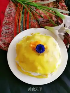 Make Mango lasagna cake step 11