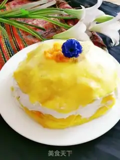 Make Mango lasagna cake step 12
