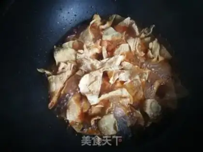 Make Wheat and tofu skin step 6