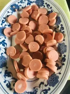 Make Ham and egg fried rice step 1