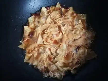 Make Wheat and tofu skin step 7