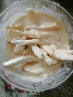 Make Fried almond mushrooms step 4