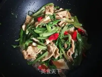 Make Wheat and tofu skin step 10