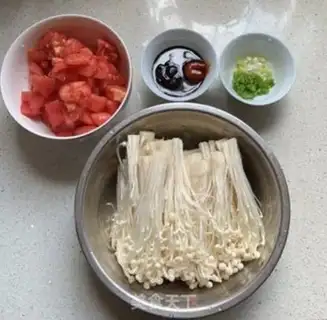 Make Cheese juice, golden mushrooms step 0