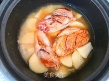 Make Potato chicken wings step 4