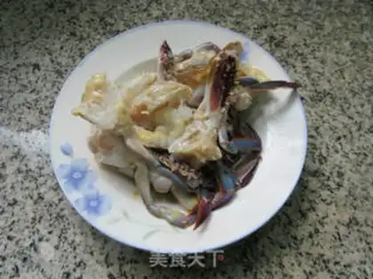 Make Crab with pepper step 1