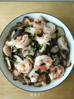 Make Shrimp mushrooms are dry step 8