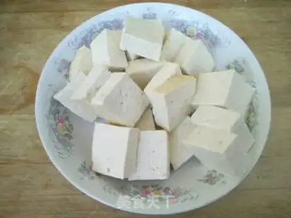 Make Spicy tofu step 1