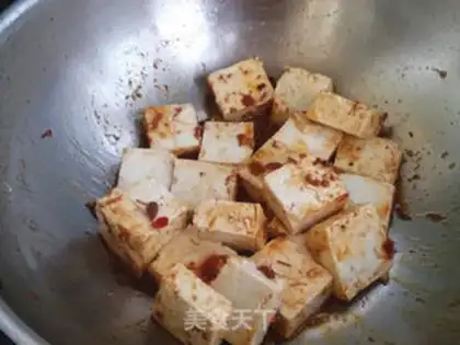Make Spicy tofu step 5