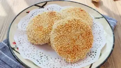 Make Sesame cake step 6
