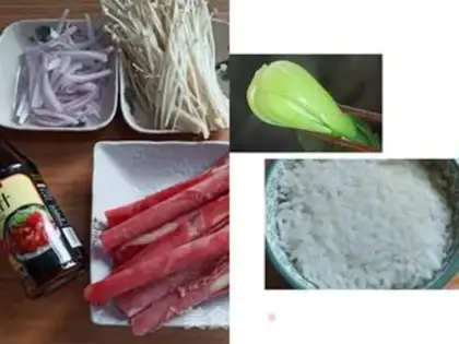 Make Burn fat cow rice step 0
