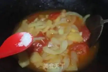 Make Tomato potatoes burning old cucumbers step 5