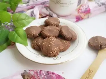 Make Coco sesame cookies step 11