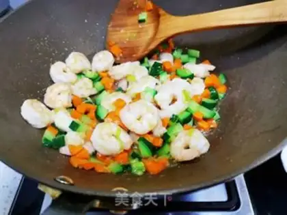 Make cucumber shrimp step 8