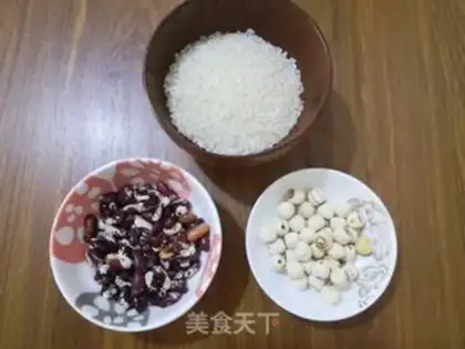 Make ♪ Flower bean luminous rice ♪ step 0