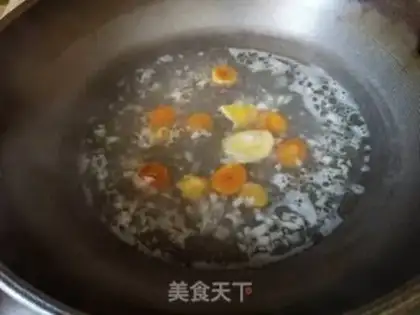 Make Soy soybeans on salted eggs step 3