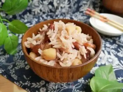 Make ♪ Flower bean luminous rice ♪ step 6