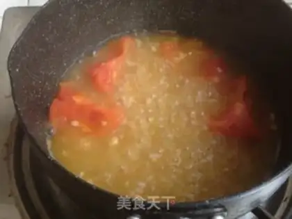 Make Tomato egg noodles step 5