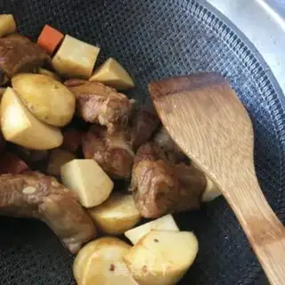 Make Potato-head rice step 21