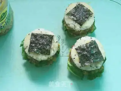 Make Riceburgers step 8