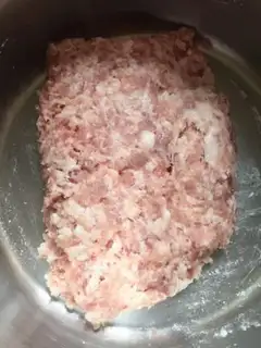 Make Porridge pork dumplings step 3
