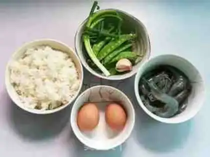 Make ♪ Taser shrimp egg fried rice ♪ step 0