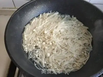 Make Cheese juice, golden mushrooms step 3